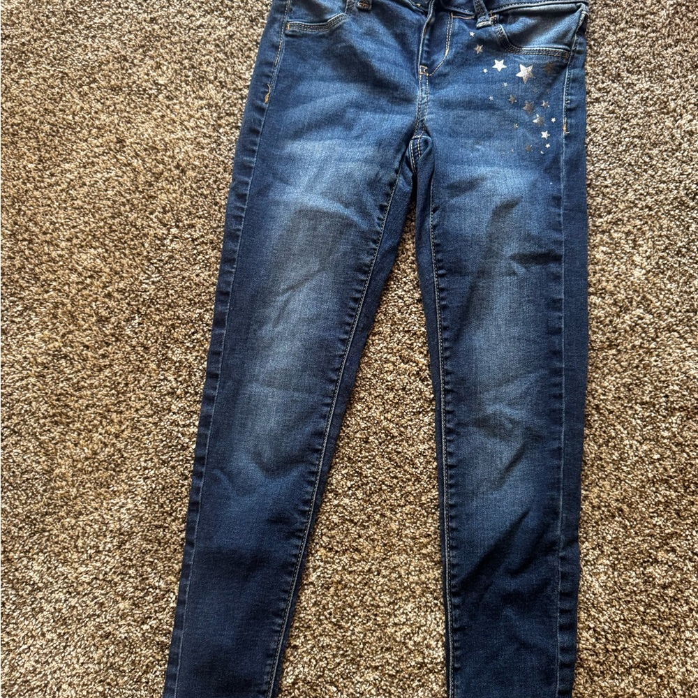 SO Blue Jeans with Lived-In Look